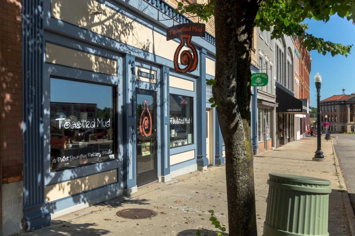 Exterior of Toasted Mud.